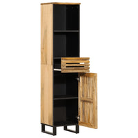 Thumbnail for Sideboard 38x34x160 cm Raues Massives Mangoholz