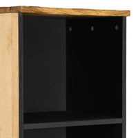 Thumbnail for Sideboard 38x34x160 cm Raues Massives Mangoholz
