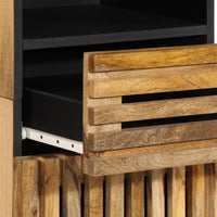 Thumbnail for Sideboard 38x34x160 cm Raues Massives Mangoholz
