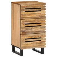 Thumbnail for Sideboard 40x34x75 cm Raues Massives Mangoholz