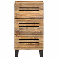 Thumbnail for Sideboard 40x34x75 cm Raues Massives Mangoholz