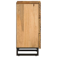 Thumbnail for Sideboard 40x34x75 cm Raues Massives Mangoholz