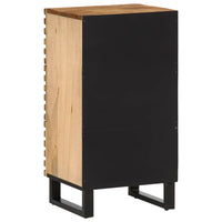 Thumbnail for Sideboard 40x34x75 cm Raues Massives Mangoholz