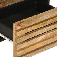 Thumbnail for Sideboard 40x34x75 cm Raues Massives Mangoholz