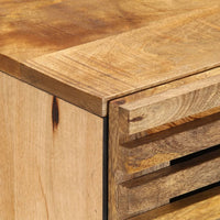 Thumbnail for Sideboard 40x34x75 cm Raues Massives Mangoholz