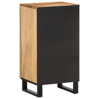 Thumbnail for Sideboard 40x34x75 cm Raues Massives Mangoholz