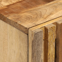 Thumbnail for Sideboard 40x34x75 cm Raues Massives Mangoholz
