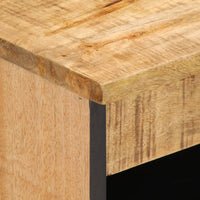Thumbnail for Sideboard 60x34x75 cm Raues Massives Mangoholz