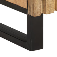 Thumbnail for Sideboard 60x34x75 cm Raues Massives Mangoholz