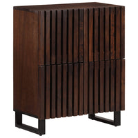 Thumbnail for Sideboard Braun 60x34x75 cm Massivholz Mango