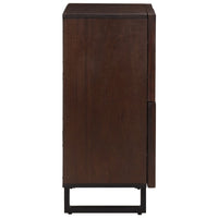 Thumbnail for Sideboard Braun 60x34x75 cm Massivholz Mango