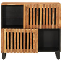 Thumbnail for Sideboard 80x34x75 cm Massivholz Akazie