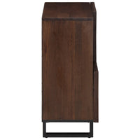Thumbnail for Sideboard Braun 80x34x75 cm Massivholz Mango