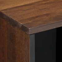 Thumbnail for Sideboard Braun 80x34x75 cm Massivholz Mango