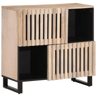 Thumbnail for Sideboard 80x34x75 cm Massivholz Mango