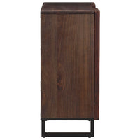Thumbnail for Sideboard Braun 90x34x75 cm Massivholz Mango