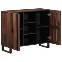 Thumbnail for Sideboard Braun 90x34x75 cm Massivholz Mango
