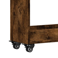 Thumbnail for Schrank mit Rollen Räuchereiche 60x22x79 cm Holzwerkstoff