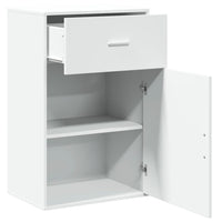 Thumbnail for Beistellschrank Weiß 56,5x39x90 cm Holzwerkstoff