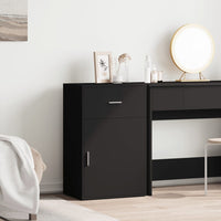 Thumbnail for Beistellschrank Schwarz 56,5x39x90 cm Holzwerkstoff
