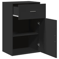 Thumbnail for Beistellschrank Schwarz 56,5x39x90 cm Holzwerkstoff