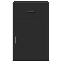 Thumbnail for Beistellschrank Schwarz 56,5x39x90 cm Holzwerkstoff