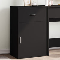 Thumbnail for Beistellschrank Schwarz 56,5x39x90 cm Holzwerkstoff