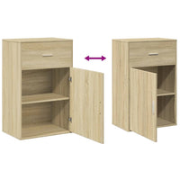 Thumbnail for Beistellschrank Sonoma-Eiche 56,5x39x90 cm Holzwerkstoff