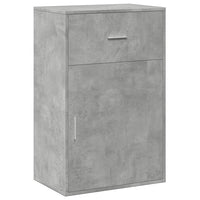Thumbnail for Beistellschrank Betongrau 56,5x39x90 cm Holzwerkstoff