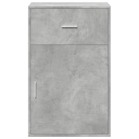 Thumbnail for Beistellschrank Betongrau 56,5x39x90 cm Holzwerkstoff