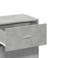 Thumbnail for Beistellschrank Betongrau 56,5x39x90 cm Holzwerkstoff