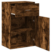 Thumbnail for Beistellschrank Räuchereiche 56,5x39x90 cm Holzwerkstoff