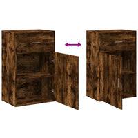 Thumbnail for Beistellschrank Räuchereiche 56,5x39x90 cm Holzwerkstoff