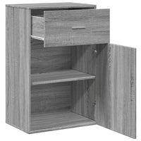 Thumbnail for Beistellschrank Grau Sonoma 56,5x39x90 cm Holzwerkstoff