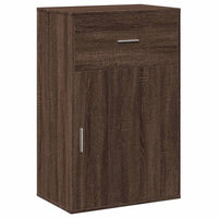 Thumbnail for Beistellschrank Braun Eichen-Optik 56,5x39x90 cm Holzwerkstoff