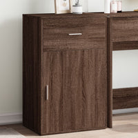 Thumbnail for Beistellschrank Braun Eichen-Optik 56,5x39x90 cm Holzwerkstoff