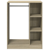 Thumbnail for Kleiderschrank Sonoma-Eiche 77x48x102 cm Holzwerkstoff