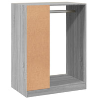 Thumbnail for Kleiderschrank Grau Sonoma 77x48x102 cm Holzwerkstoff