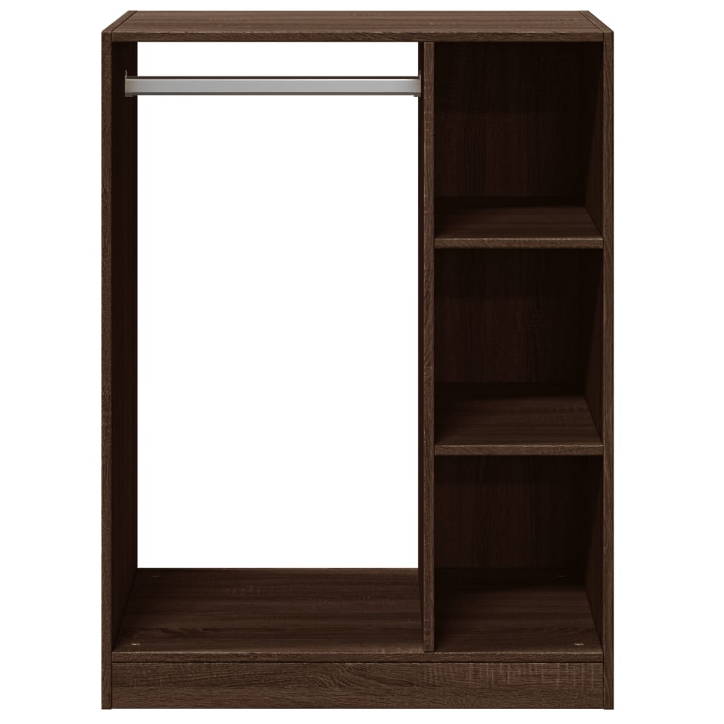 Kleiderschrank Braun Eichen-Optik 77x48x102 cm Holzwerkstoff