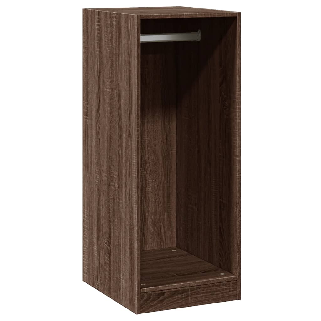 Kleiderschrank Braun Eichen-Optik 48x41x102 cm Holzwerkstoff