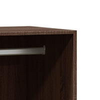 Thumbnail for Kleiderschrank Braun Eichen-Optik 48x41x102 cm Holzwerkstoff