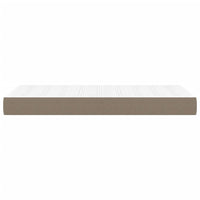 Thumbnail for Taschenfederkernmatratze Taupe 120x190x20 cm Stoff