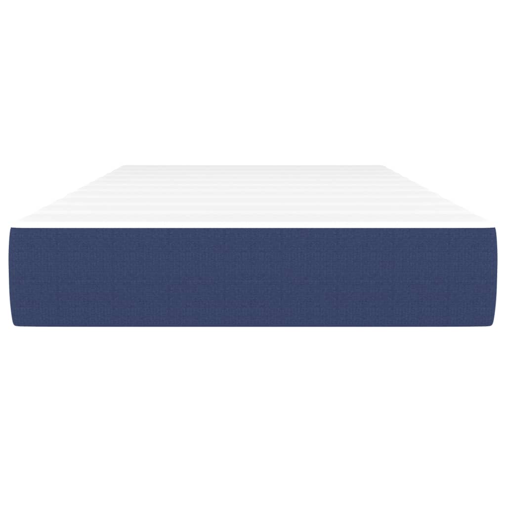 Taschenfederkernmatratze Blau 120x190x20 cm Stoff