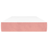 Thumbnail for Taschenfederkernmatratze Rosa 120x190x20 cm Samt