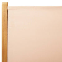 Thumbnail for Gartenstühle Verstellbar 8 Stk. Beige Stoff und Massivholz