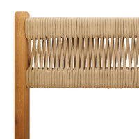 Thumbnail for Gartenstühle 6 Stk. Klappbar Beige Massivholz Akazie