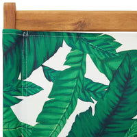 Thumbnail for Gartenstühle 8 Stk. Klappbar Grün Stoff und Massivholz