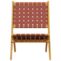 Thumbnail for Gartenstühle 2 Stk. Klappbar mit Tisch Rot Massivholz