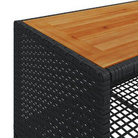 Thumbnail for 4-tlg. Garten-Sofagarnitur mit Kissen Schwarz Poly Rattan