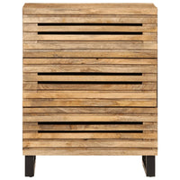 Thumbnail for Sideboard 2 Stk. 60x34x75 cm Raues Massivholz Mango